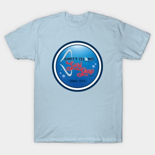 AMITY ISLAND SURF SHOP SINCE 1975 T-Shirt